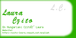 laura czito business card